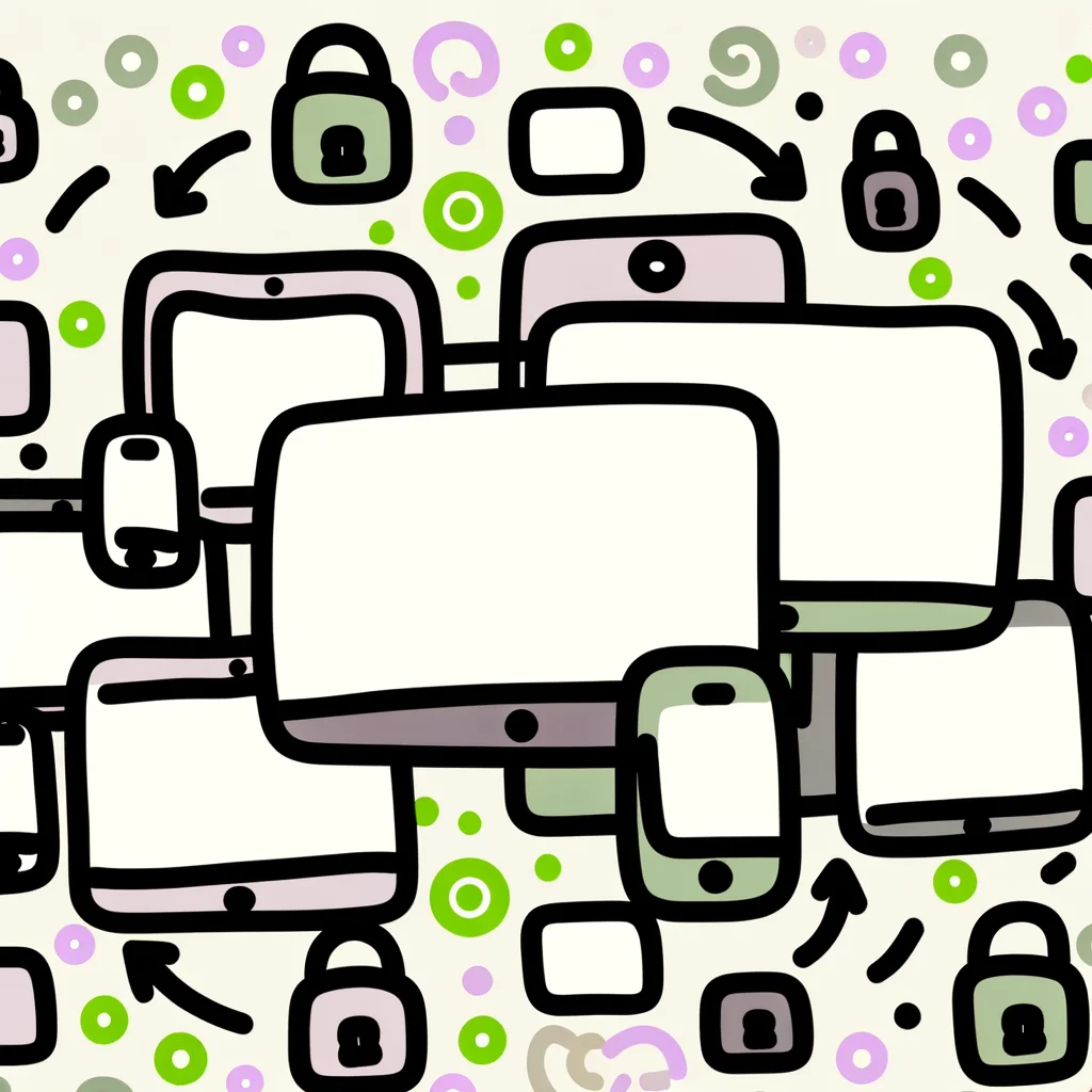 Trusted devices and account settings arranged for privacy review